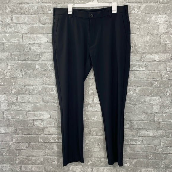 Van Heusen Black Flex Slim Pants - Picture 1 of 7